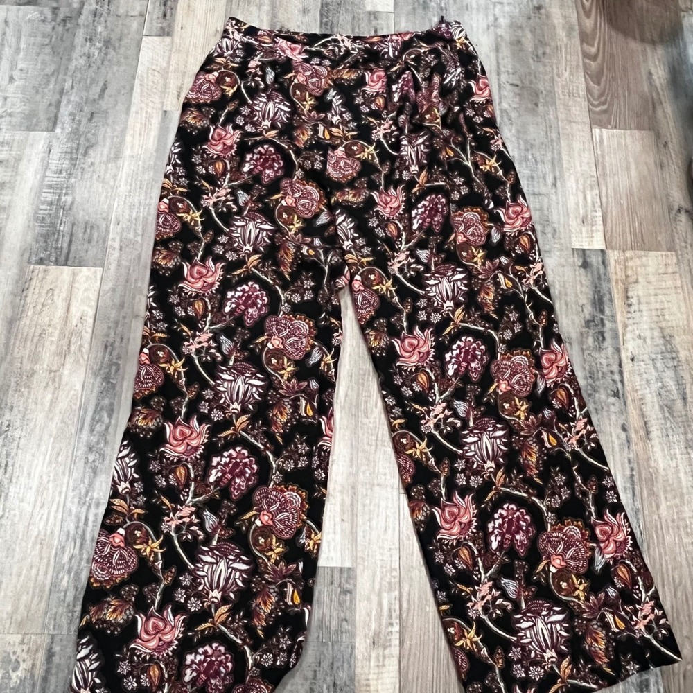Ulla Johnson Valencia Pant Viola Floral Paisley Wide Leg Trouser | Size 14